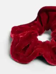Индиго резинка для волос бархатная
