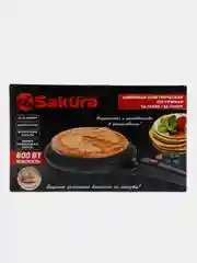 Черный блинница Sakura SA-7416BK, 700 Вт