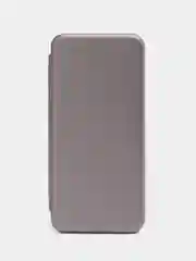 Серебряный чехол книжка Xiaomi Poco M4 Pro 4G, Сяоми Поко М4 Про 4G