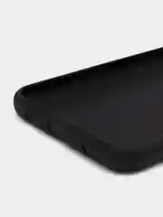Хром чехол Samsung Galaxy A03s, Самсунг Галакси А03с силиконовый, черный, матовый