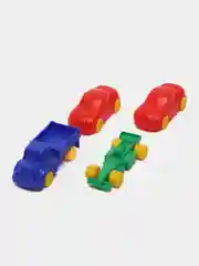 Детская игрушка Паром "Балтик" + Автомобиль Мини, 4 шт