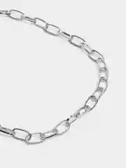 Серебряный цепь женская на шею