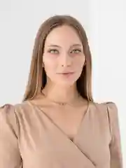 Серебряный цепь женская на шею