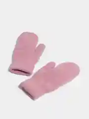 Тёмно-розовый варежки женские