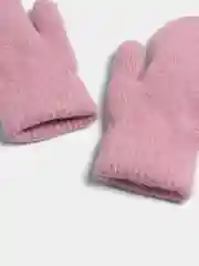 Тёмно-розовый варежки женские