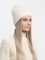 Белый шапка женская Адонис