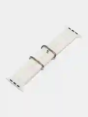 Белый силиконовый ремешок Ocean band 8 Ultra для смарт-часов Apple Watch, 44-45 мм