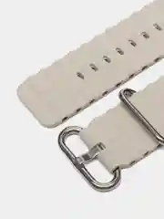 Бежевый силиконовый ремешок Ocean band 8 Ultra для смарт-часов Apple Watch, 44-45 мм