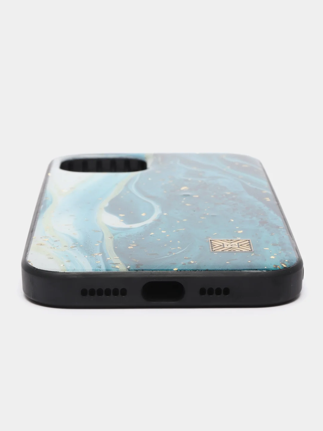 Зеленый чехол для iPhone 14 Plus "DF"