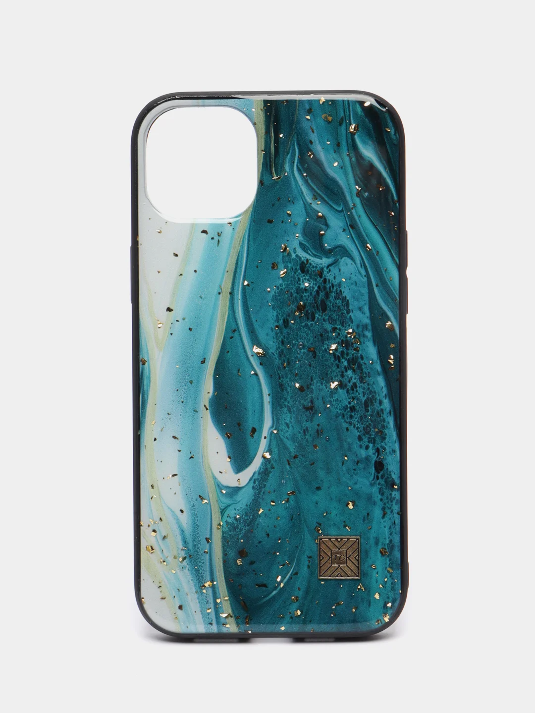 Зеленый чехол для iPhone 14 Plus "DF"