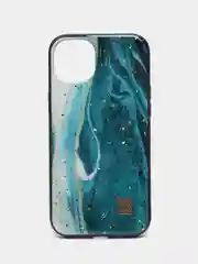 Зеленый чехол для iPhone 14 Plus "DF"