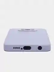 Лавандовый чехол для Xiaomi Poco X3 NFC, Poco X3 Pro Поко Х3 НФС Про пластиковый под бархатное стекло
