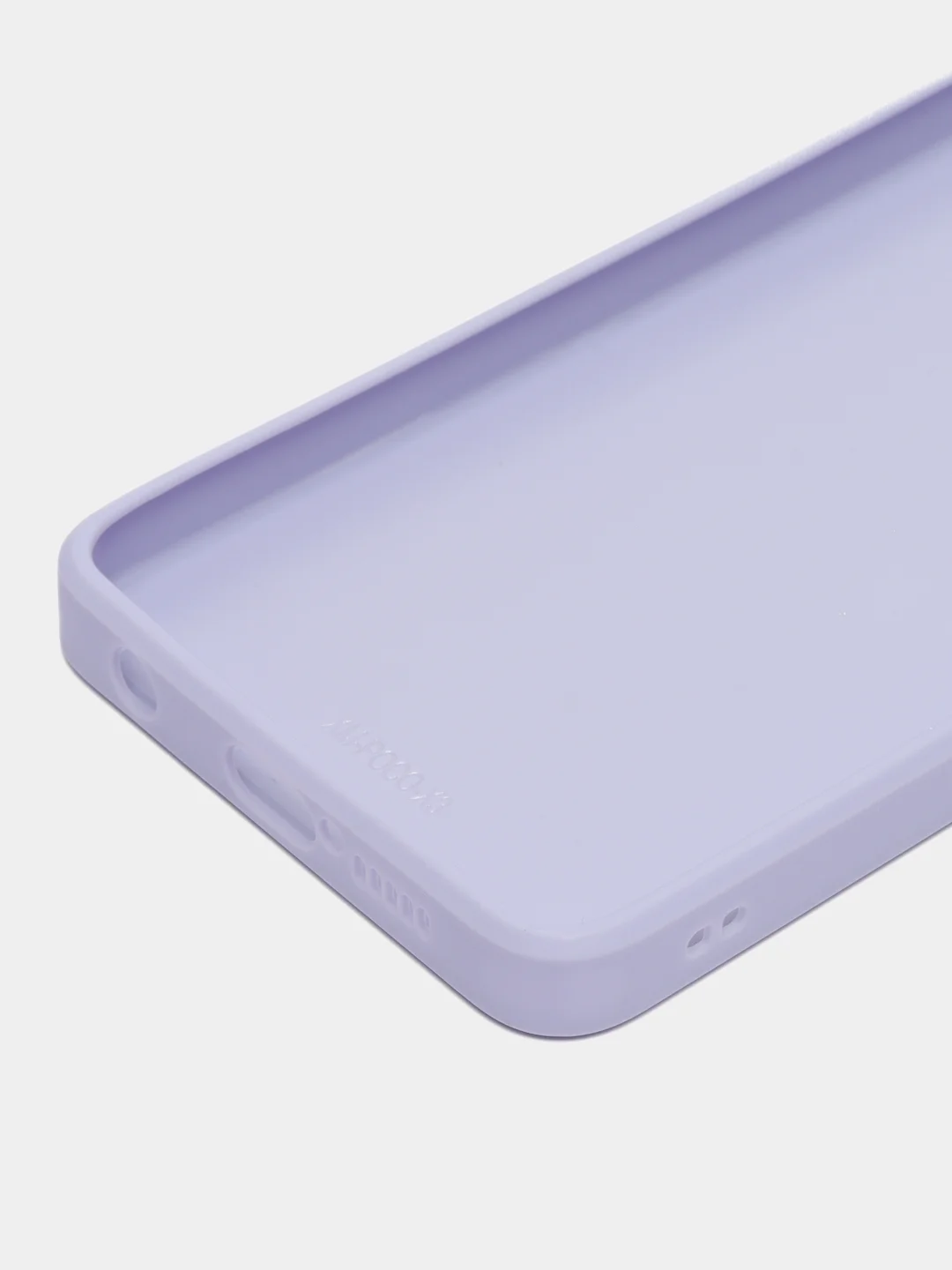 Лавандовый чехол для Xiaomi Poco X3 NFC, Poco X3 Pro Поко Х3 НФС Про пластиковый под бархатное стекло