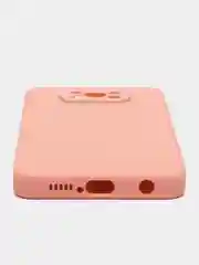 Розовый чехол для Xiaomi Poco X3 NFC, Poco X3 Pro Поко Х3 НФС Про пластиковый под бархатное стекло