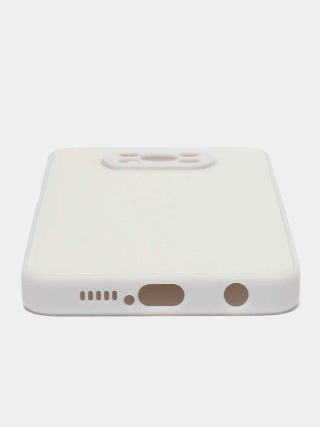 Белый чехол для Xiaomi Poco X3 NFC, Poco X3 Pro Поко Х3 НФС Про пластиковый под бархатное стекло