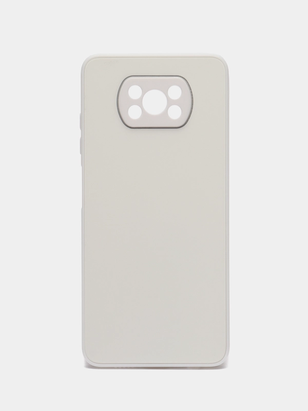 Чехол для Xiaomi Poco X3 NFC, Poco X3 Pro Поко Х3 НФС Про пластиковый под бархатное стекло