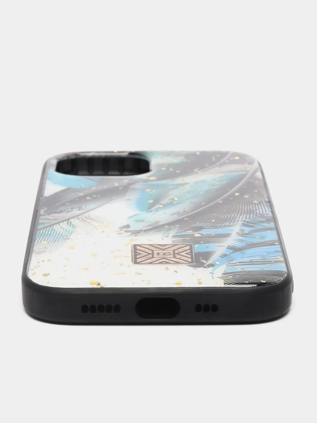 Голубой чехол для iPhone 14 "DF"
