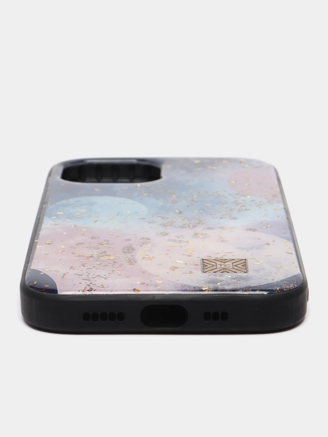 Небесно-голубой чехол для iPhone 14 "DF"