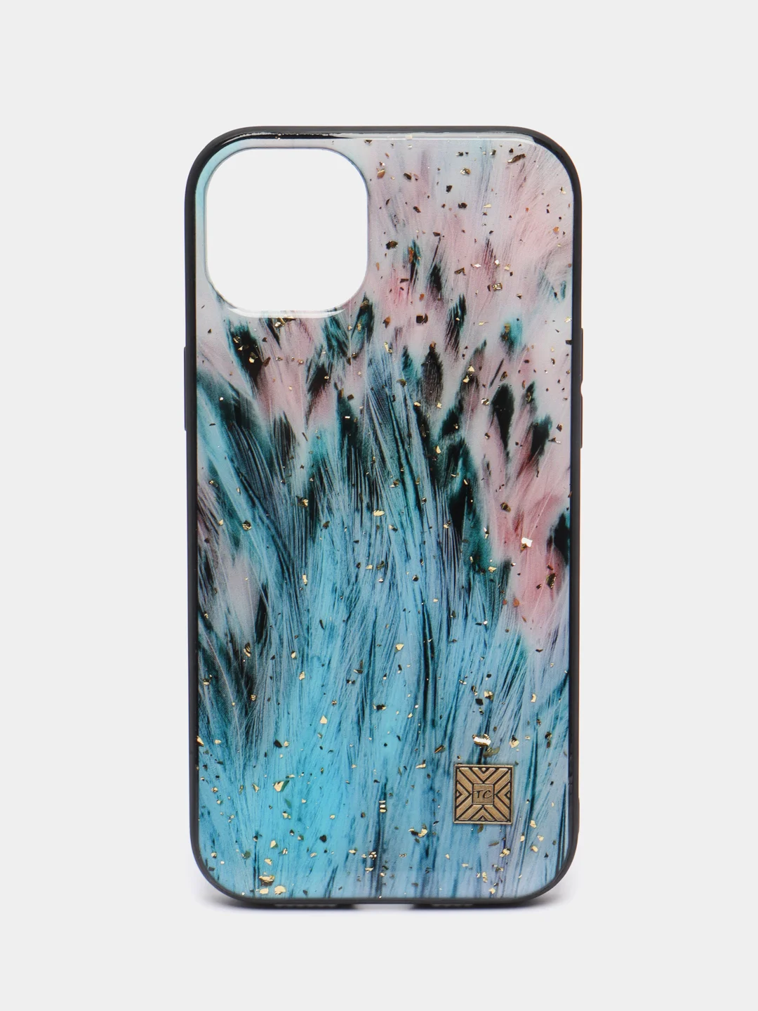 Бирюзовый чехол для iPhone 14 Plus "DF"