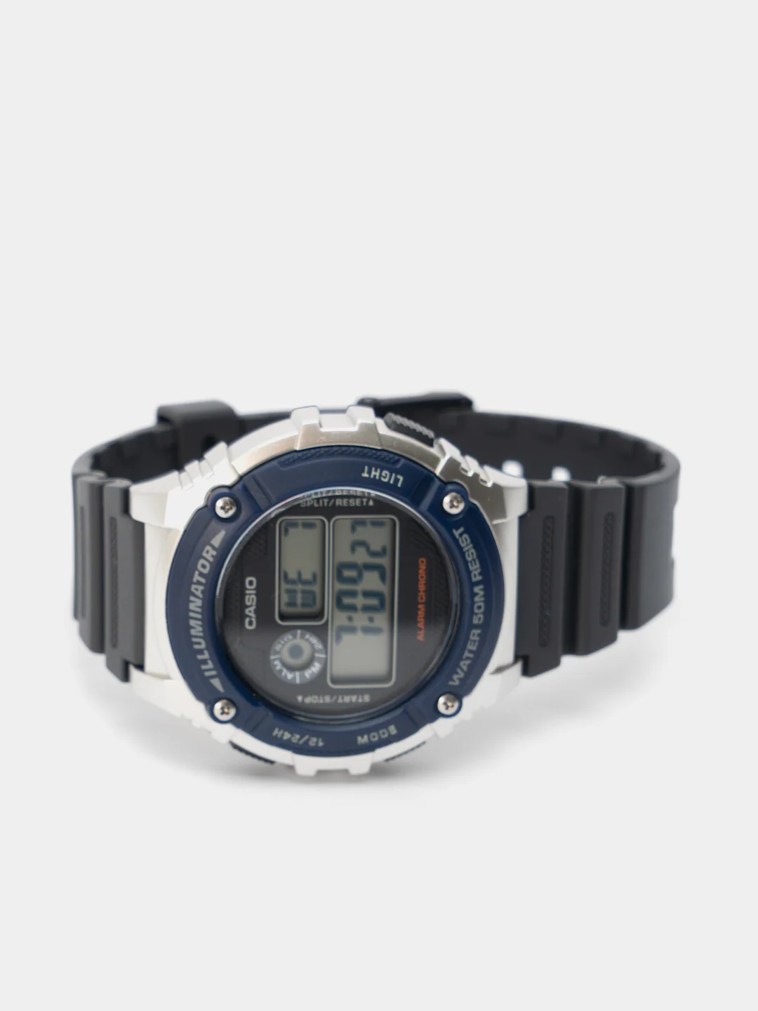 Синий наручные часы Casio Collection W-216H, 3 вида