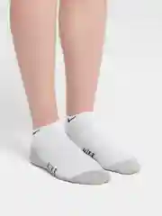 Носки укороченные, мужские, белые, с принтом