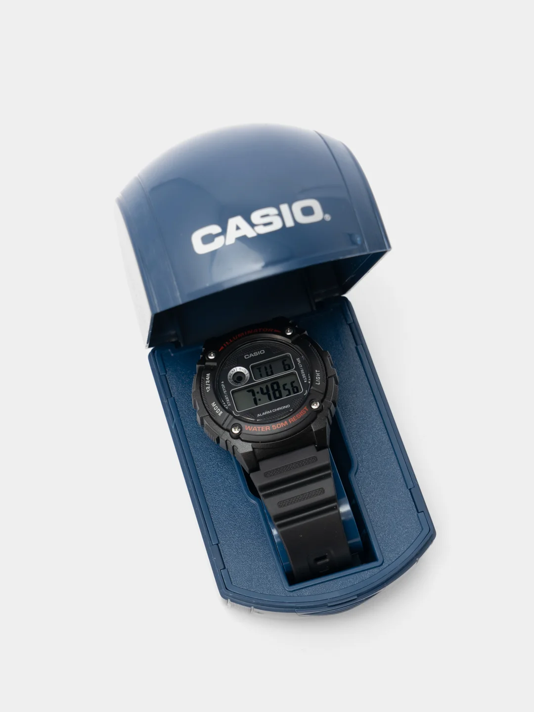 Черный наручные часы Casio Collection W-216H, 3 вида
