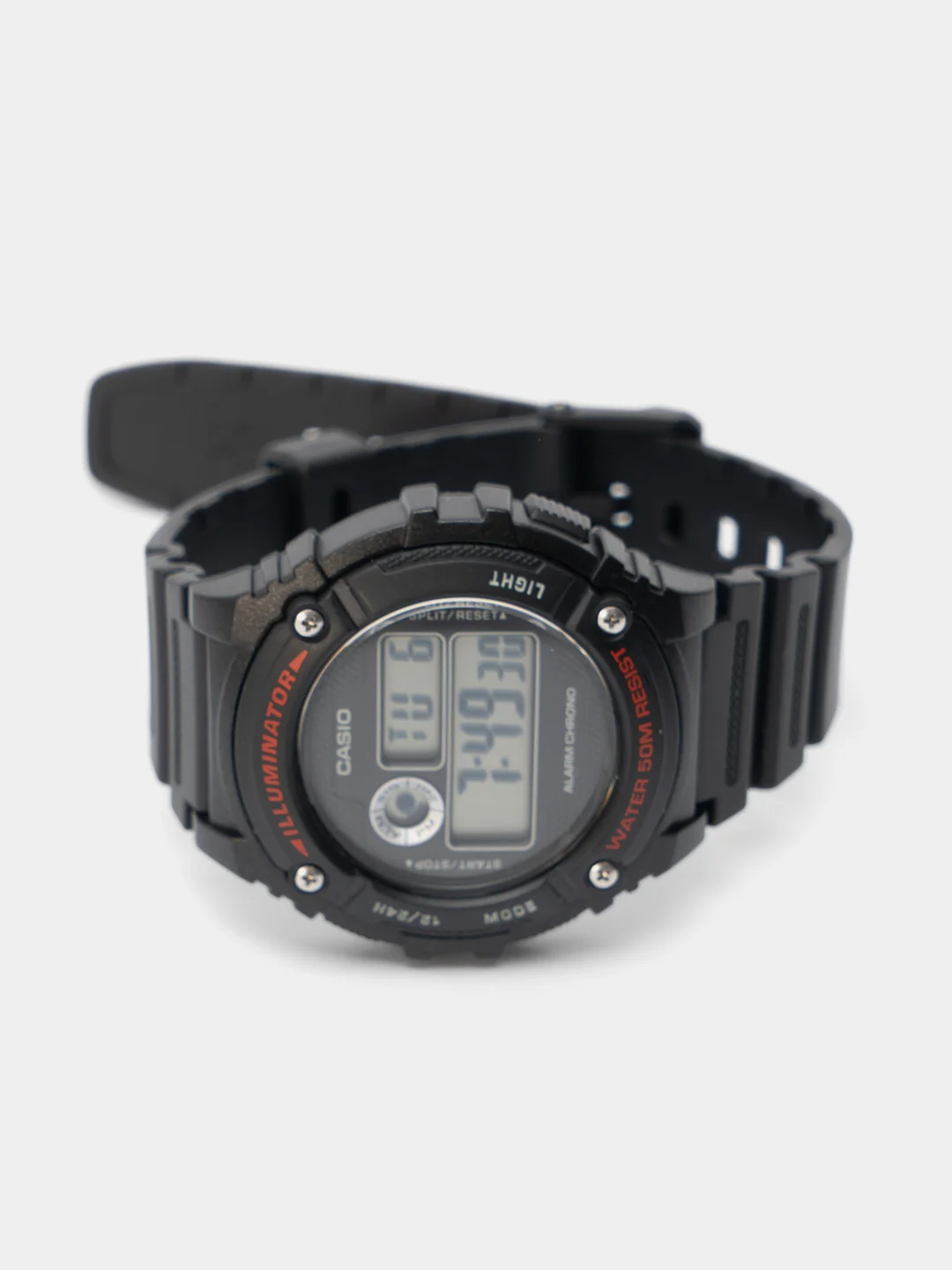 Черный наручные часы Casio Collection W-216H, 3 вида