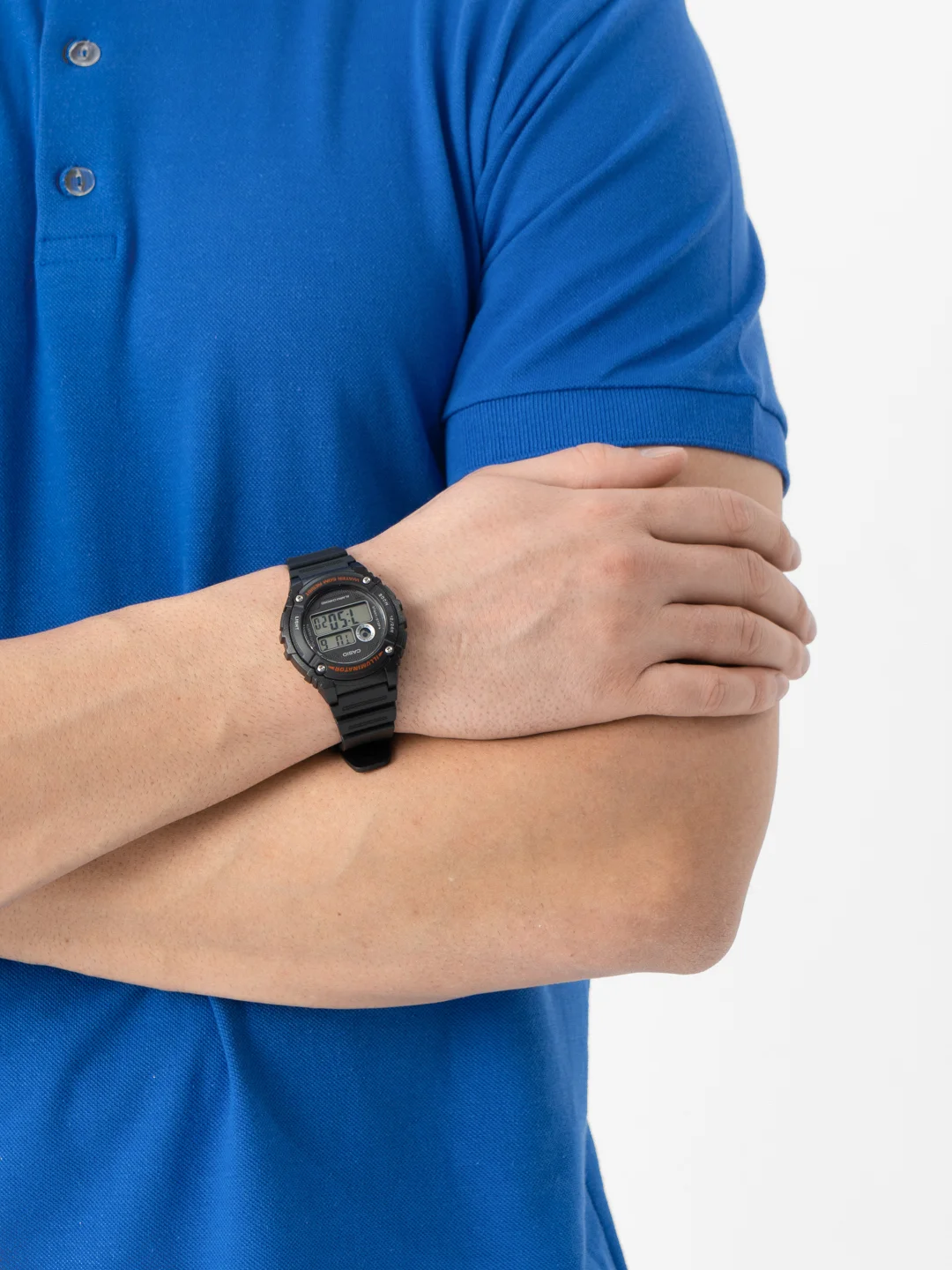 Черный наручные часы Casio Collection W-216H, 3 вида