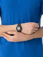 Черный наручные часы Casio Collection W-216H, 3 вида