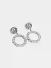 Серебряный серьги подвески кольца Margarites