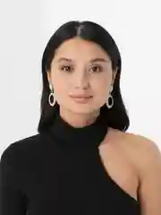 Серебряный серьги подвески кольца Margarites