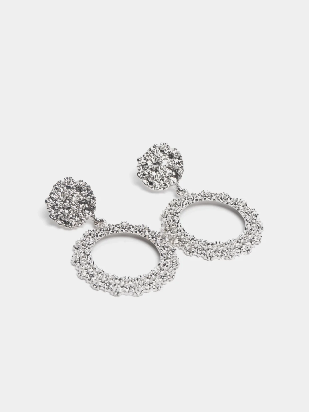 Серебряный серьги подвески кольца Margarites