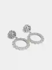 Серебряный серьги подвески кольца Margarites