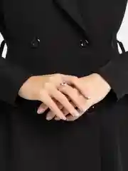 Прозрачный кольцо со стразами, прозрачное