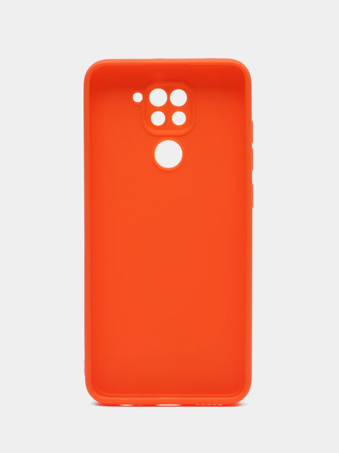 Оранжевый чехол для Xiaomi Redmi Note 9 (Сяоми Редми Нот 9 / Ноут 9), прозрачный
