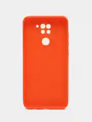 Оранжевый чехол для Xiaomi Redmi Note 9 (Сяоми Редми Нот 9 / Ноут 9), прозрачный