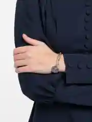 Серебряный браслет на руку женский, цепочка на руку с монетой