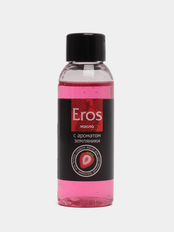 Массажное масло Eros fantasy с ароматом земляники, 50 мл
