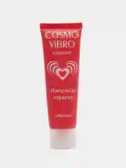 Алый женский стимулирующий лубрикант на силиконовой основе Cosmo Vibro