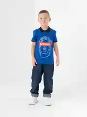 Синий поло Aesthetic