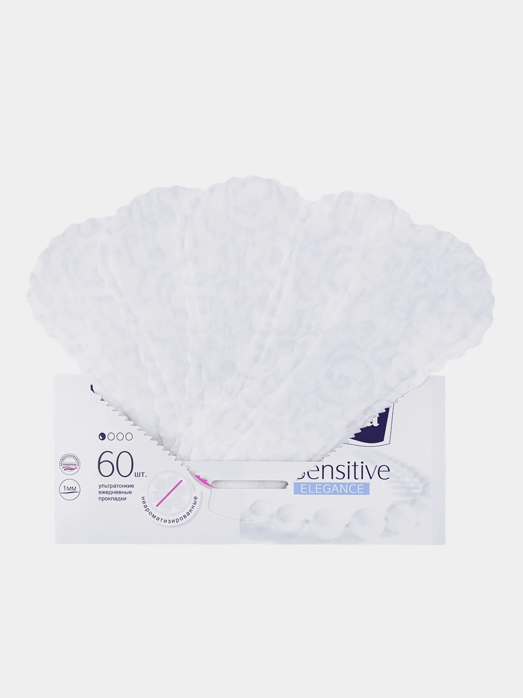 Прокладки ежедневные ультратонкие Bella Panty sensitive elegance, 60 шт