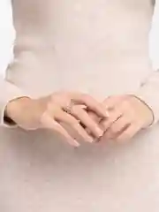 Серебряный кольцо женское, бижутерия