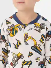 Белый пижама для мальчика