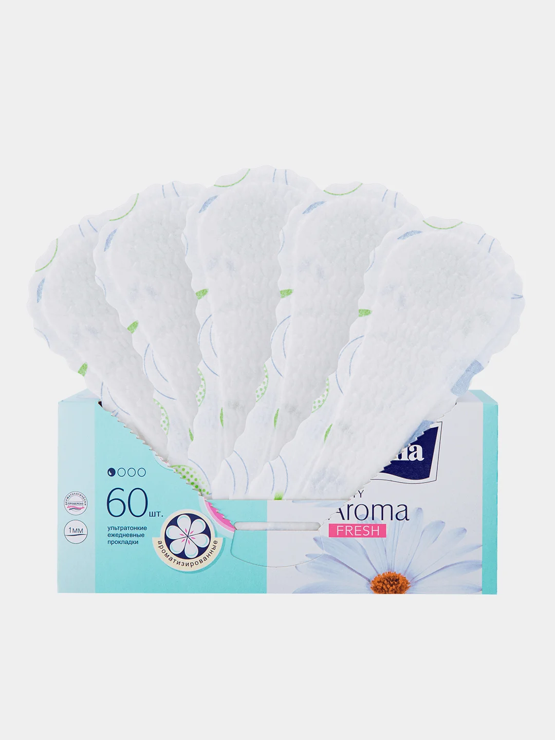 Прокладки ежедневные ультратонкие Bella Panty aroma fresh, 60 штук