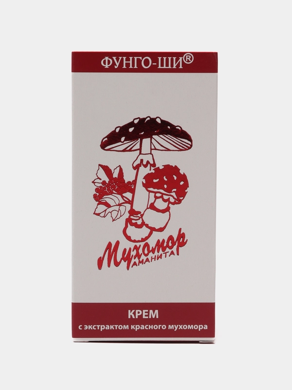 Крем Фунго-ши "Чага", "Мухомор", "Лисички", для лечения псориаза, экземы, 50 мл