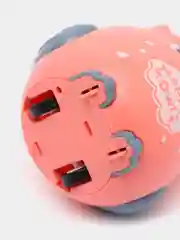 Розовый развивающая детская заводная игрушка "Сова", инерционная