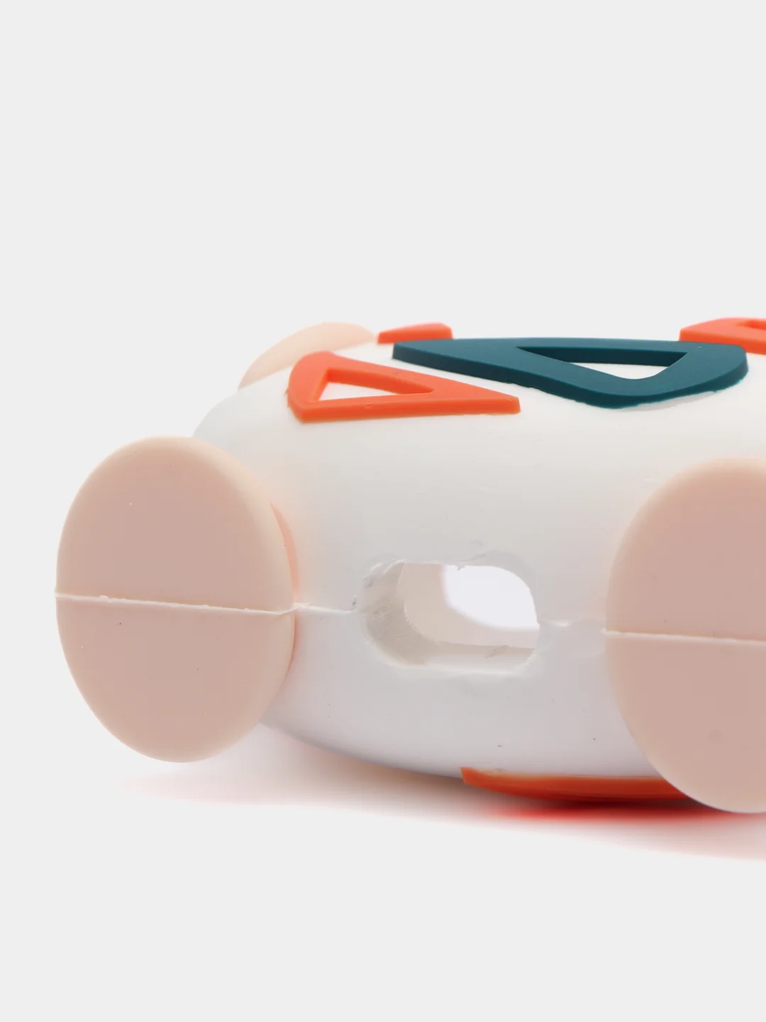 Слоновая кость чехол для беспроводных наушников Apple AirPods 1, 2, с карабином, силиконовый