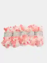 Оранжевый пряжа Alize Puffy Color, петельки, 5 штук, микрополиэстер