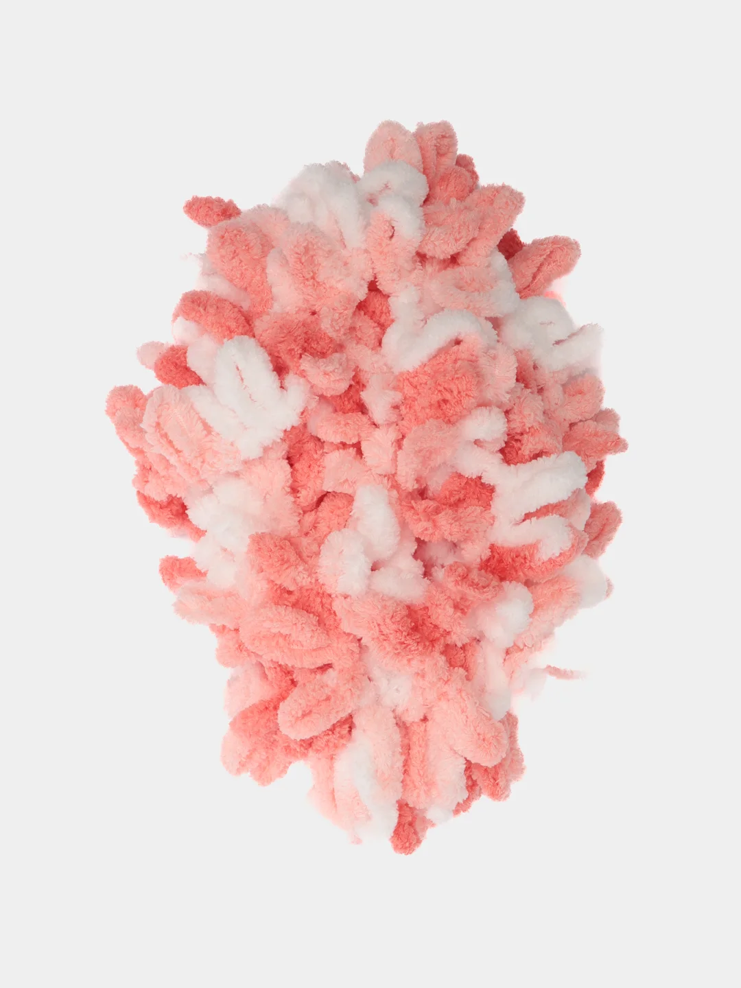 Оранжевый пряжа Alize Puffy Color, петельки, 5 штук, микрополиэстер