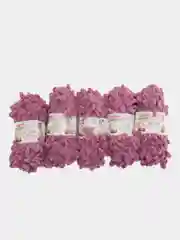 Фиолетовый пряжа Alize Puffy петельки, упаковка 5 мотков, 100% микрополиэстер